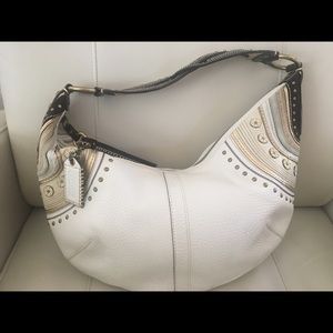 Coach leather handbag